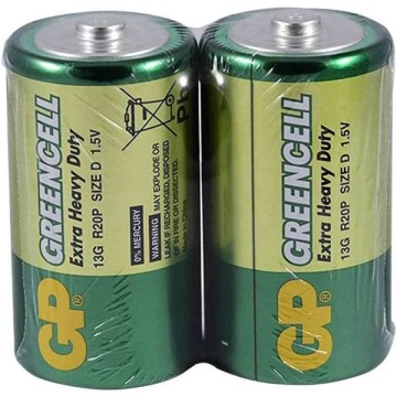 GP 13G-2S2 Greencell Büyük Boy 1.5V (2li Paket)