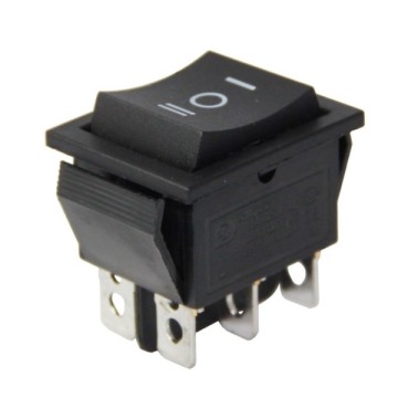 IC108 Geniş Işıksız Anahtar ON-OFF-ON 6P