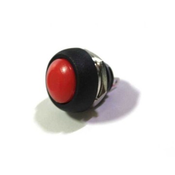 IC184 Kırmızı Plastik Yuvarlak Buton 17mm,22mm