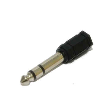 6.3mm Stereo Erkek - 3.5mm Stereo Dişi Konnektör