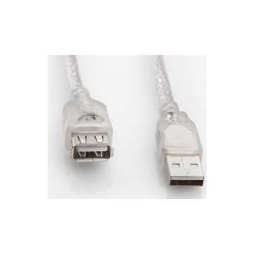 S-Link SL-AF2005 Usb 2.0 5m Şeffaf Uzatma Kablosu
