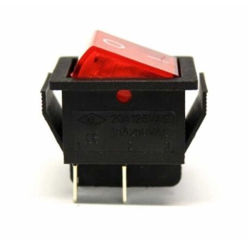 IC104 Geniş Tekli Işıklı Soba Anahtarı 4P