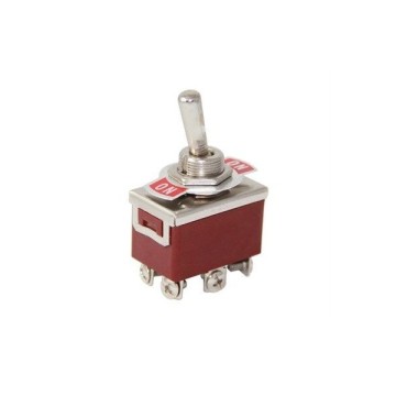 IC158A Toggle Switch Yaylı 6P OFF-(ON)