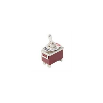 IC156A Toggle Switch 4P Yaylı (ON)-OFF 12mm