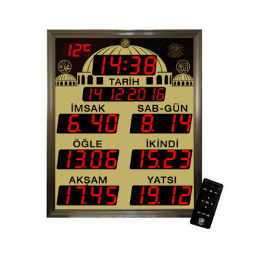 Alemdar Vakitmatik 49x60cm Camii Dijital İmsakiye