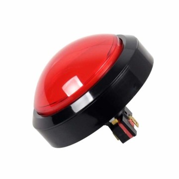 IC180J-5 Atari Buton 24mm 12V Led 100mm Kafa Kırmı