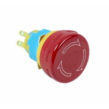 IC180D-27 16mm Bas Çevir Acil Stop Butonu 2NC 27mm