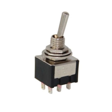 IC147 Toggle Switch Yaylı 6P ON-OFF-(ON) MTS-213