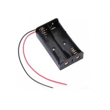 18650-2 2 li 18650 Pil Yatağı Yan Yana