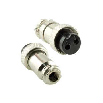 2 Pin Mini Mayk Fiş Kablo Monte Dişi