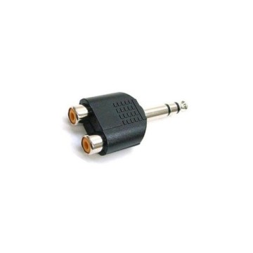 2 Rca Dişi 6.3mm Stereo Erkek Jak