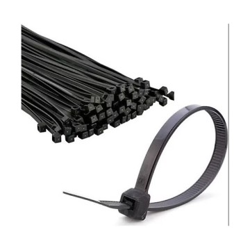 Mutlusan 8x550 Siyah Kablo Bağı (100 lü)