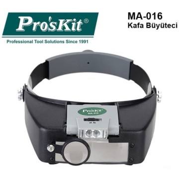Proskit MA-016 Kafa Tipi Işıklı Büyüteç