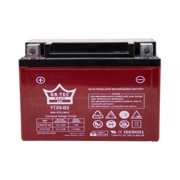 Ortec YTX9A-BS 12V 9Ah Motosiklet Aküsü