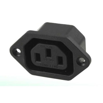 IC212A-K 3 Pin Power Dişi Şase Monteli Soket Kulak