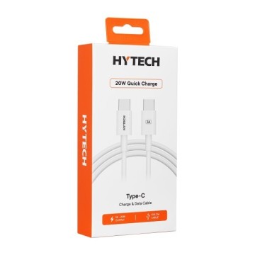 Hytech HY-XTP22 1m 3A Type-C Data+Şarj Kablosu