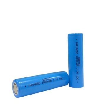 Sertec 18650 3.7V 2000mAh 10C Başsız Lityum Pil