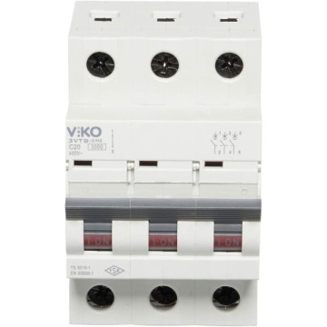 Viko 3VTB-3B20 3x20A B K Otomat 3kA