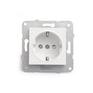 Viko Karre Meridian Beyaz ÇK Topraklı Priz MEK+D/K