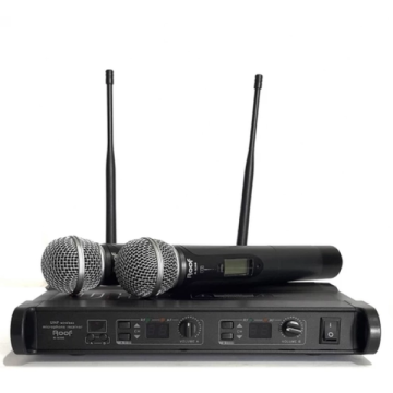 Roof R-920 2 El 2 Kanal Uhf Dijital Telsiz Mikrofon