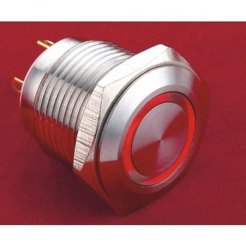 GQ16F-10E 16mm Metal Işıklı Buton No:38