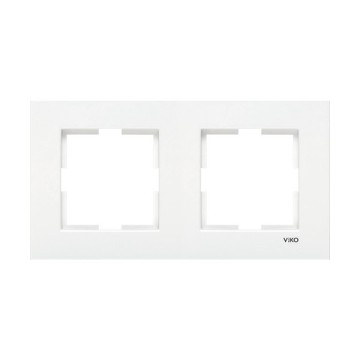 Viko Karre Beyaz İkili Çerçeve