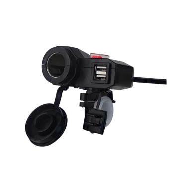 IC266F-1 Motorsiklet Usb Şarj Seti Anahtarlı