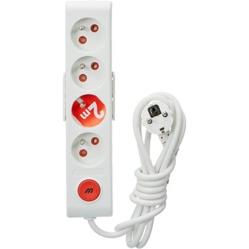 Mutlusan Dörtlü Ups Topraklı Grup Priz Anahtar 2mt