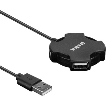 S-Link Swapp SW-U212 4 Port Usb 2.0 Siyah Usb Hub
