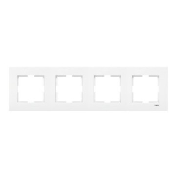 Viko Karre 90960203 Beyaz Dörtlü Çerçeve