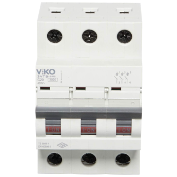 Viko 3VTB-3C20 3x20A C K Otomat 3kA