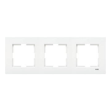 Viko Karre 90960202 Beyaz Üçlü Çerçeve