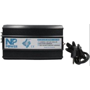NP Power 12V 15A Akü Şarj Cihazı