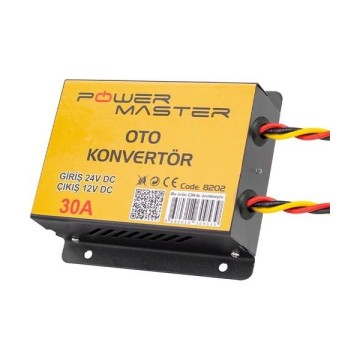 PowerMaster 8202 24V/12V DC Dönüştürücü 30A