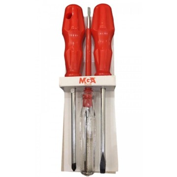 Bulmax BMX-784 Üçlü Tornavida-Kontrol Kalemi Seti