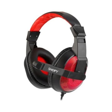 Snopy SN-633 X-BLOOM Siyah Kırmızı Oyuncu Mik.Kula