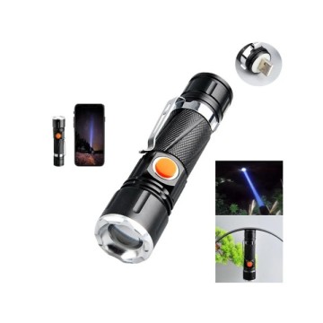 Watton WT-622 Şarjlı Metal El Feneri