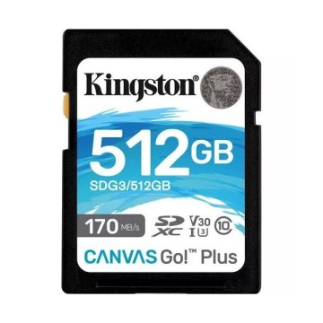 Kingston Canvas Go Plus 512Gb SDXC Hafıza Kartı
