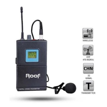 Roof R-3T 32 Kanallı Pilli Mikrofon Vericisi