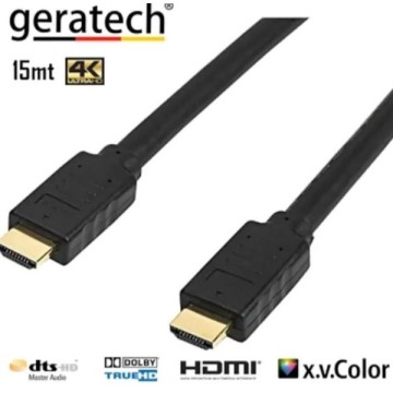 Geratech UHD 4Kx2K 3D Hdmi Kablo 15m.