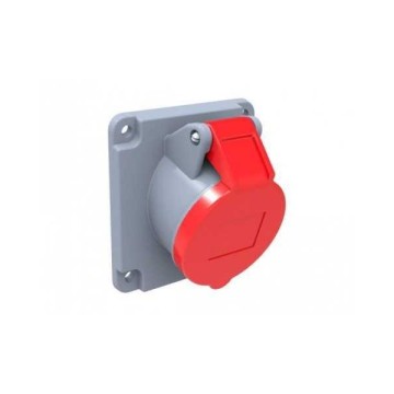 Tem 5x32A 380V IP44 Trifaze Eğik Pano Prizi