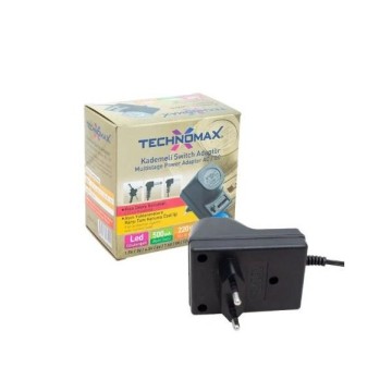 Technomax PT-500 1.5V-12V 500mAh Ayarlı Adaptör