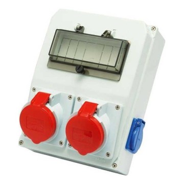 Tem 2li Kombin Kutu 2x(5x32TRF)+2x(1x16A)