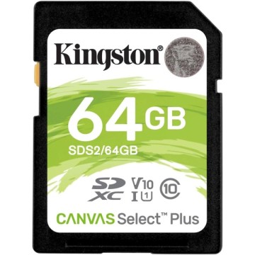 Kingston 64 Gb SDS2 SDXC CL10 Hafıza Kartı
