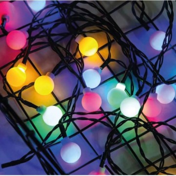 Orbus Renkli Top Led Işık Zinciri 10m.