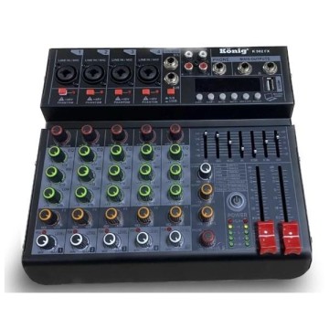 König K-502FX 5 Kanal Ultra Slim Mikser