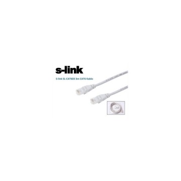 S-Link SL-CAT603 3m Cat6 Patch Kordon Kablo 