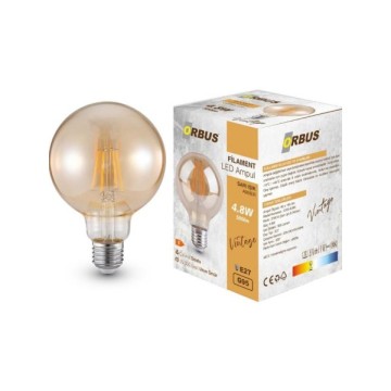 Orbus 4.8W E27 540lm Sarı Filament Ampul
