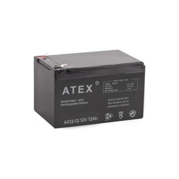 Atex AX12-12 12V 12Ah Bakımsız Kuru Akü
