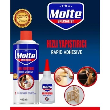 Molte Hızlı Yapıştırıcı 400ml+80gr